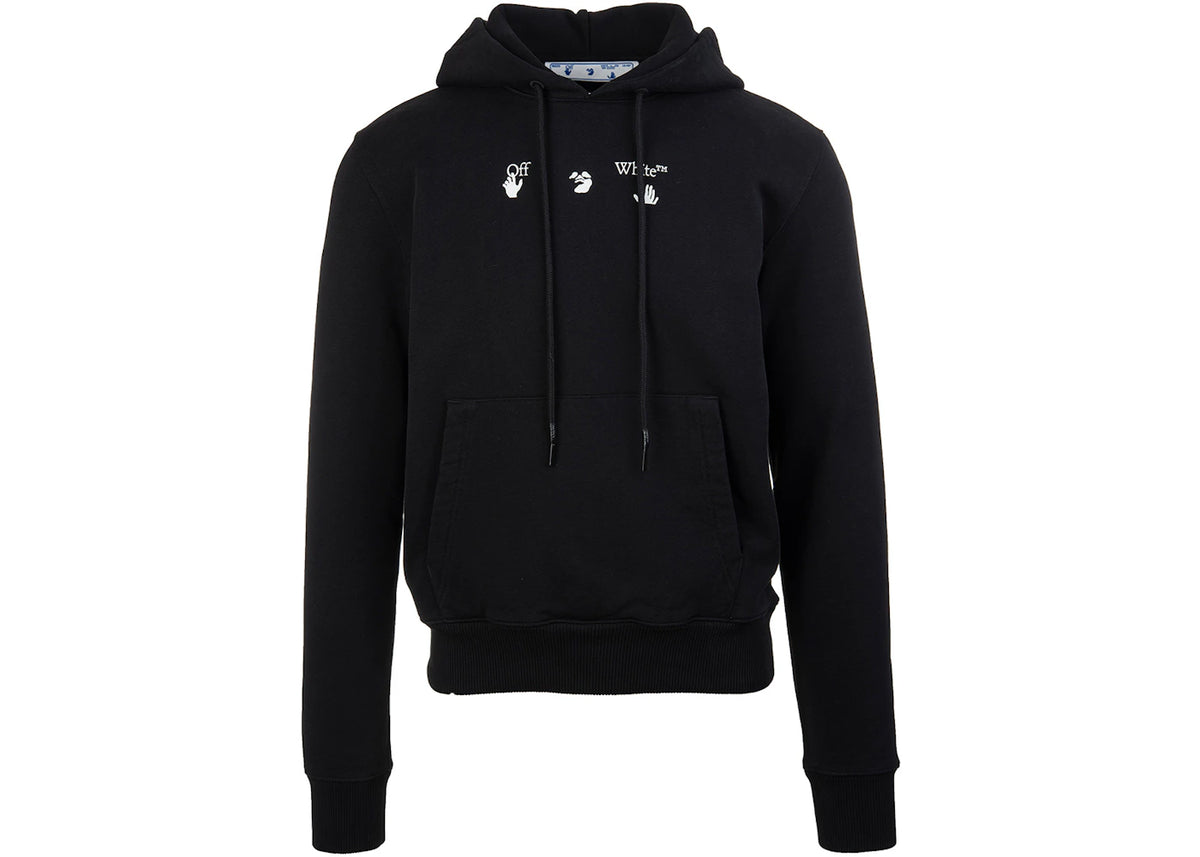 OFF-WHITE Bolt Arrows Hoodie Black - vue secondaire A