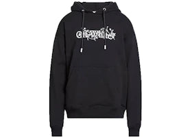 OFF-WHITE Bookish Flower Skate Hoodie Black