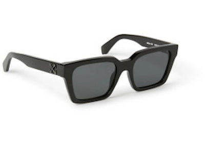 OFF-WHITE Branson Square Sonnenbrille Schwarz/Dunkelgrau (OERI111S24PLA0011007-FR)