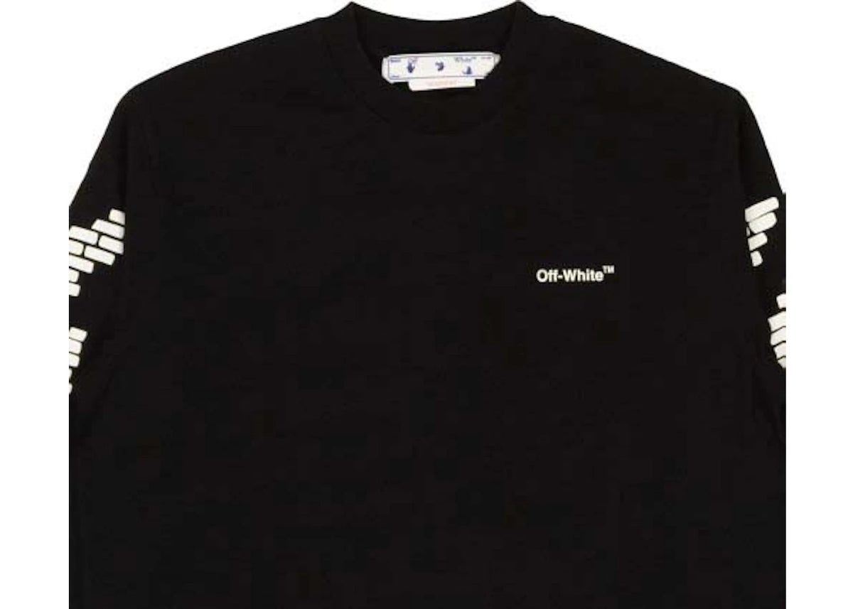 OFF-WHITE Bricks Skate L/S T-Shirt Black/White - vue secondaire B