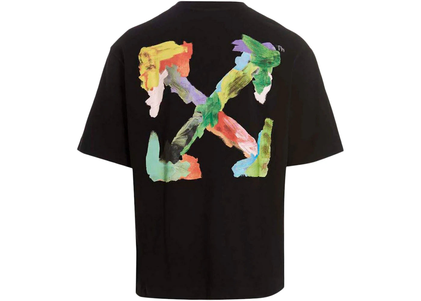 OFF-WHITE Brush Arrows Over Skate S/S Tee Black/Multi - vue secondaire B