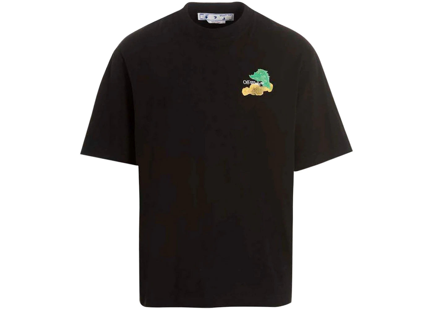 OFF-WHITE Brush Arrows Over Skate S/S Tee Black/Multi - vue secondaire A