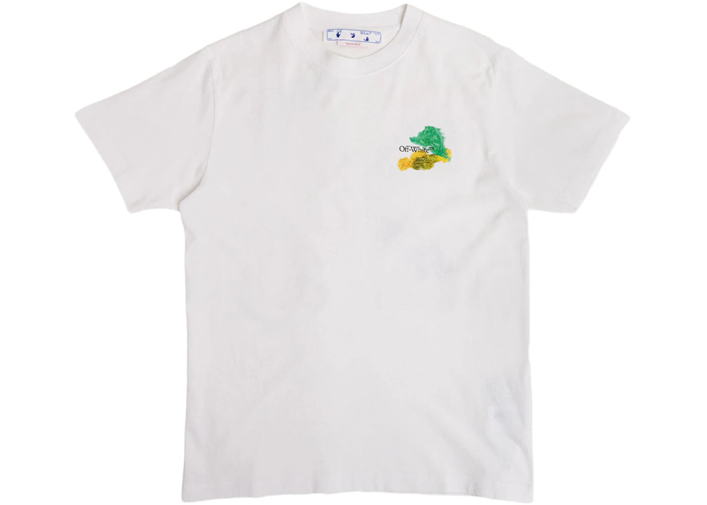 OFF-WHITE Brush Arrows Slim Skate S/S Tee White/Multi - vue 360