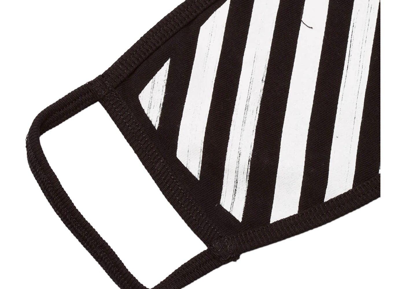 OFF-WHITE Brushed Diag Face Mask Black/White