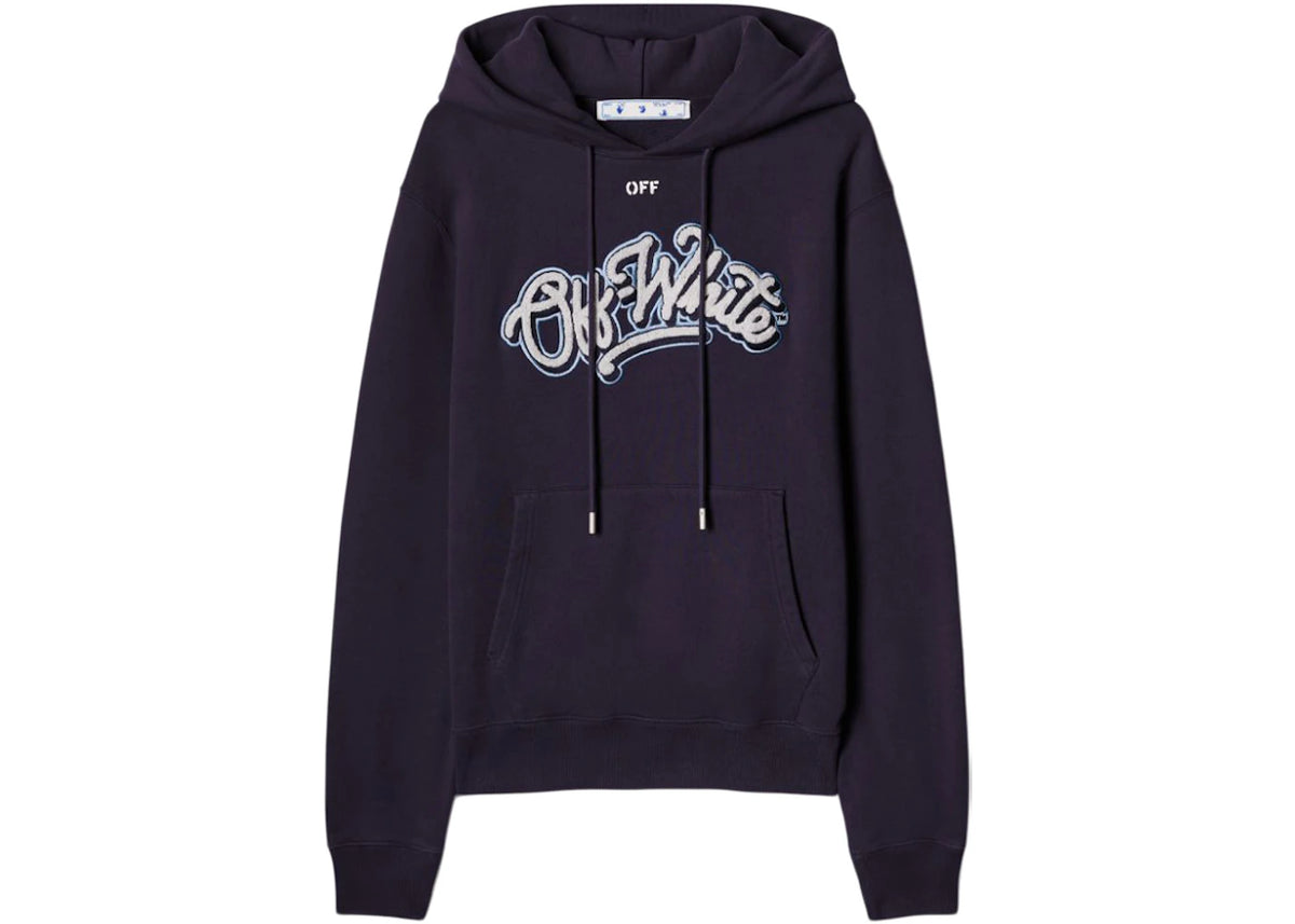 OFF-WHITE C/O Chicago Bulls Hoodie Navy/White/Light Blue - vue secondaire A