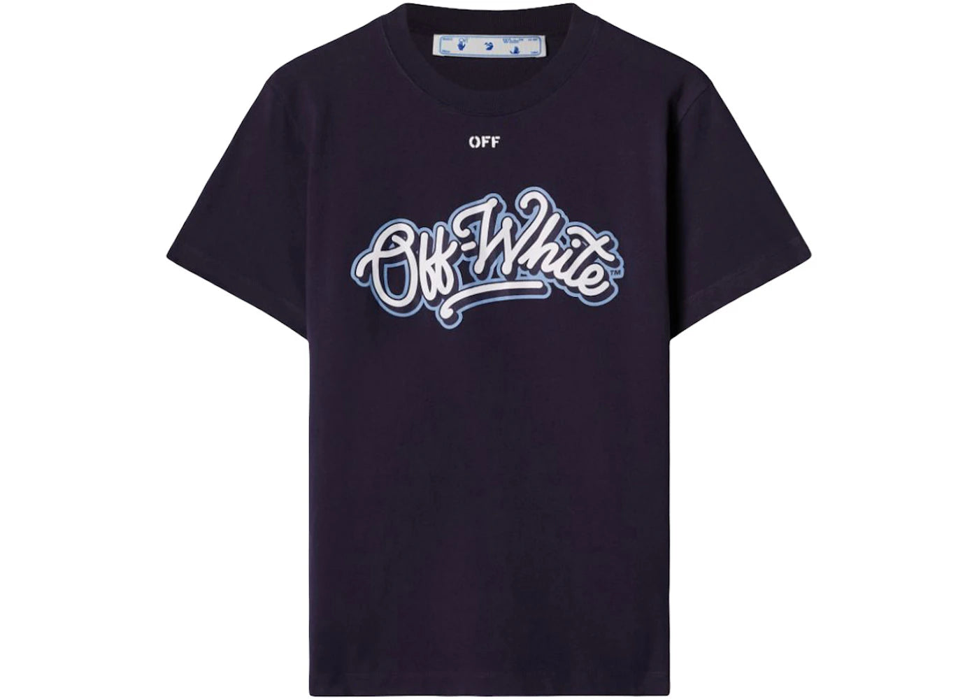 OFF-WHITE C/O Chicago Bulls T-shirt Navy/White/Light Blue - vue secondaire A