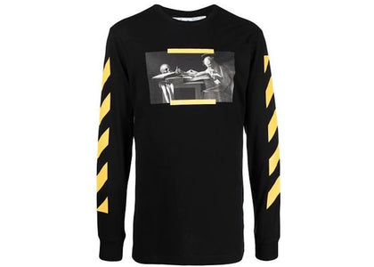 OFF-WHITE Carav Painting L/S Tee Black - product view 2