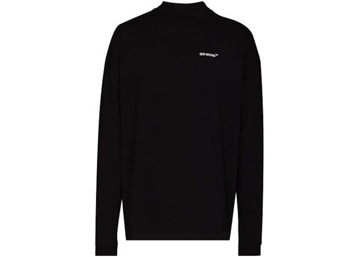OFF-WHITE Caravag Arrow Over Mockneck Black/White - vue secondaire A