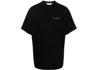 OFF-WHITE Caravaggio Back Print Oversized T-Shirt Black