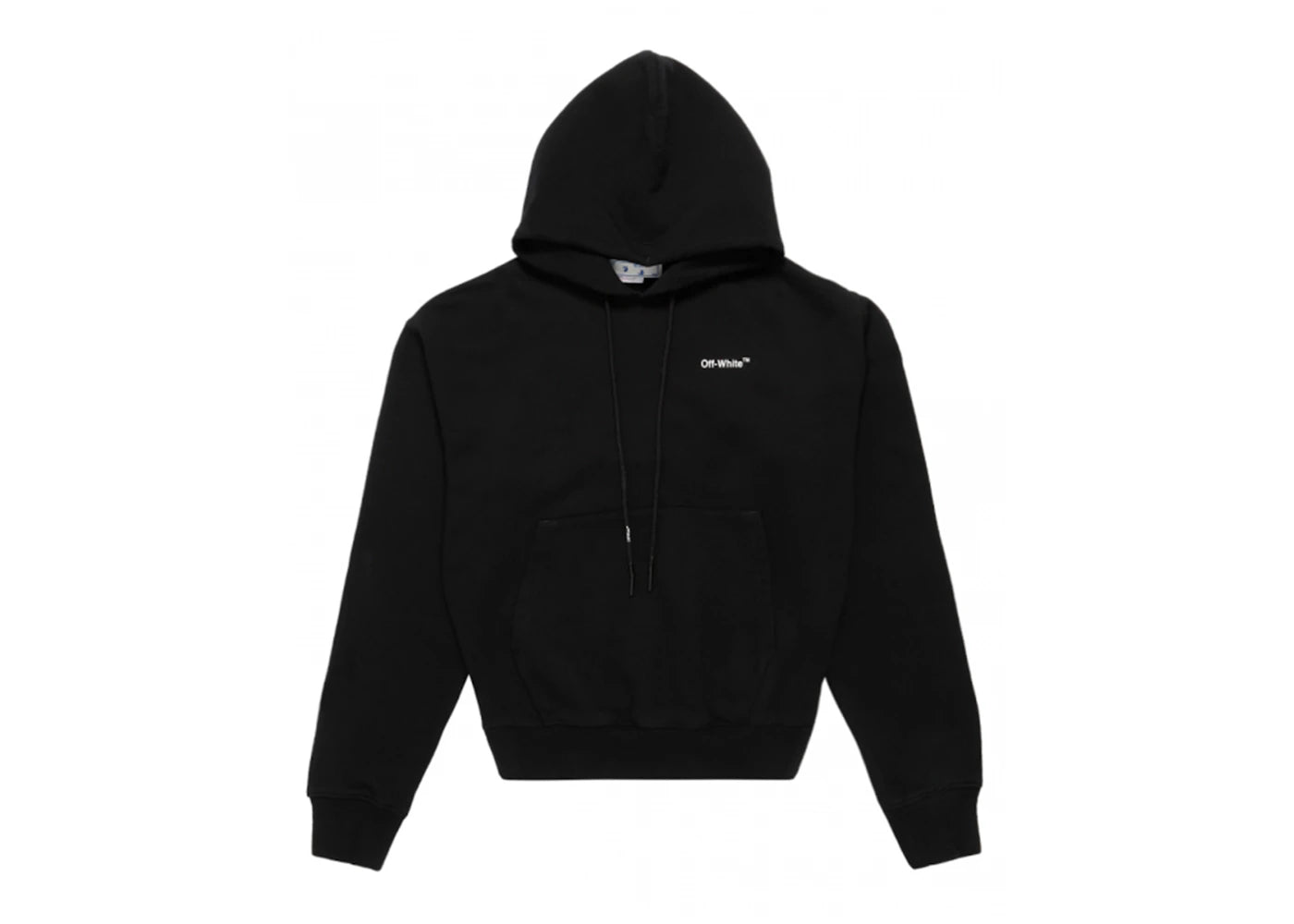 OFF-WHITE Caravaggio Saint Jerome Writing Arrows Hoodie Black/White - vue secondaire A