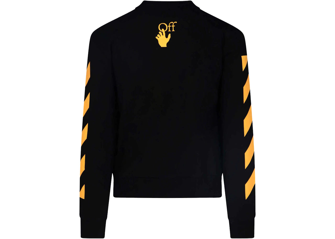 OFF-WHITE Caravaggio Saint Jerome Writing Print Sweatshirt Black Yellow - vue secondaire B