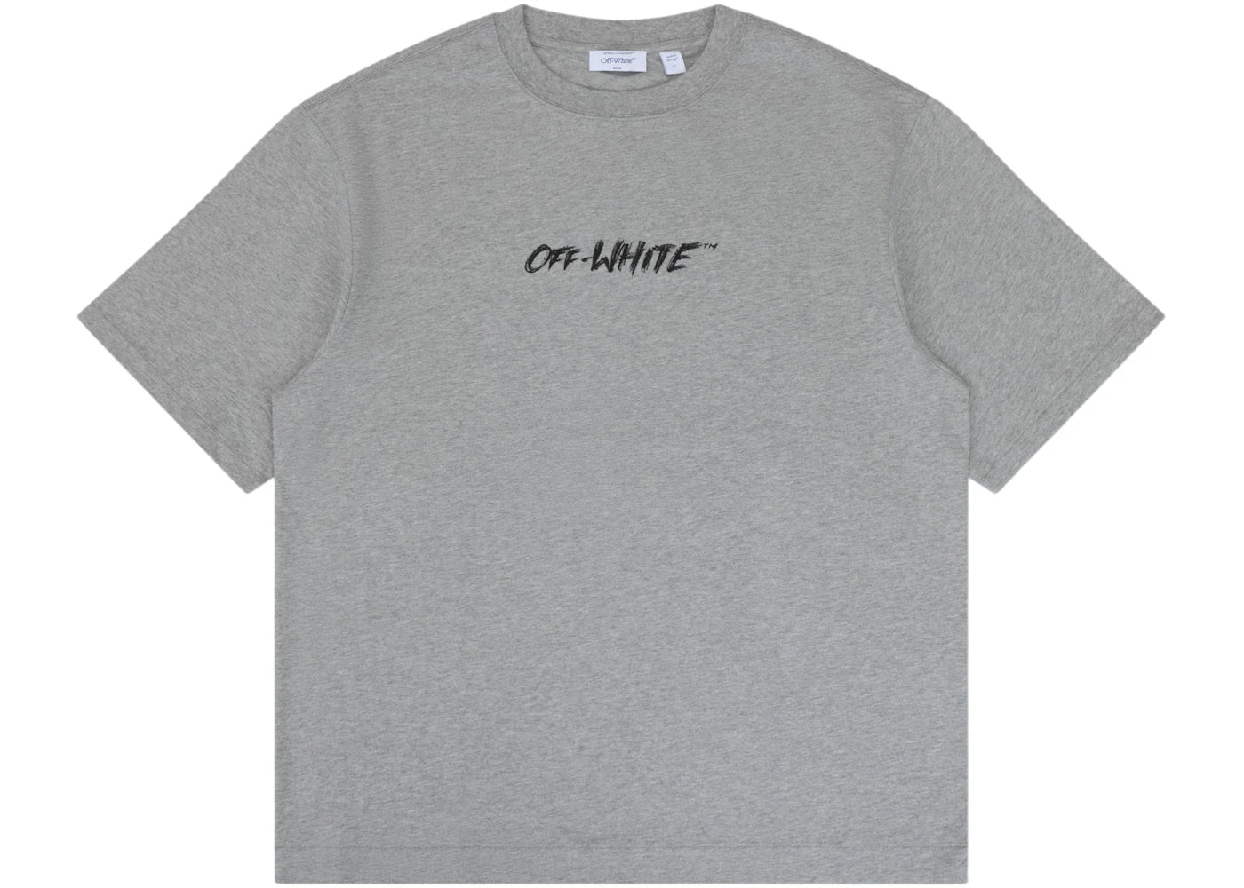 OFF-WHITE Chalk Arrow Skate Fit Tee Heather Grey - vue secondaire B