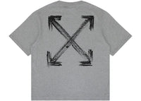 OFF-WHITE Chalk Arrow Skate Fit Tee Heather Grey