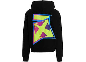 OFF-WHITE Degrade Thund Skate Arrows Oversized Hoodie Black/Multi - vue 360