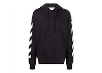 OFF-WHITE Diag Arrow Slim Hoodie Black