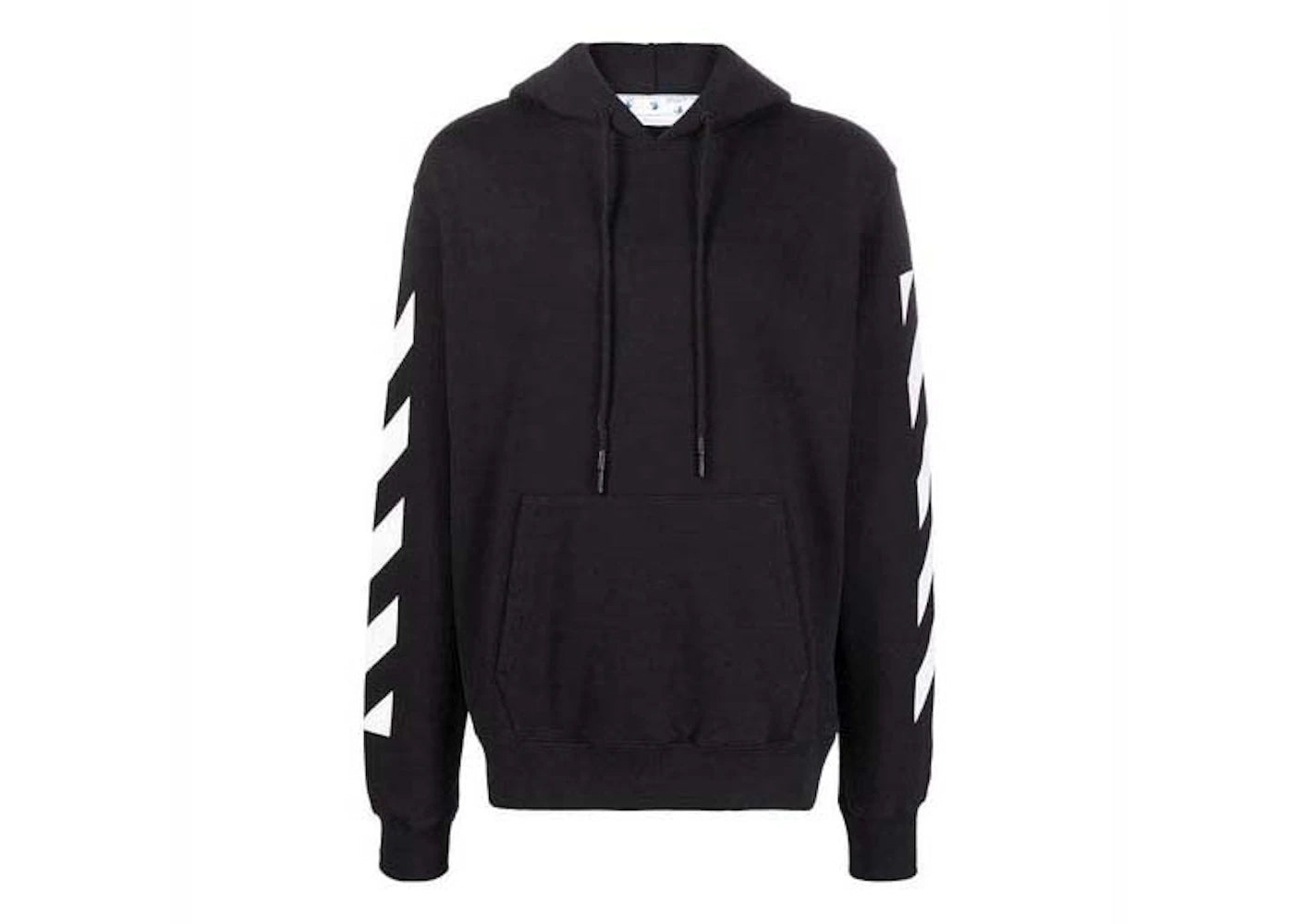 OFF-WHITE Diag Arrow Slim Hoodie Black - vue secondaire A