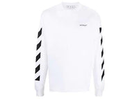 OFF-WHITE Diag Helvetica Skate L/S T-shirt White