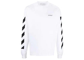 OFF-WHITE Diag Helvetica Skate L/S T-shirt White