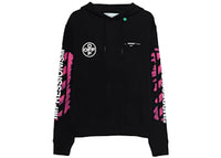 OFF-WHITE Diag Stencil Hoodie Black/Multicolor
