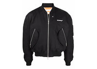 OFF-WHITE Diag-Stripe Bomber Jacket Black/White
