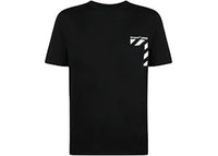 OFF-WHITE Diag-Stripe Pocket Tee Black/White