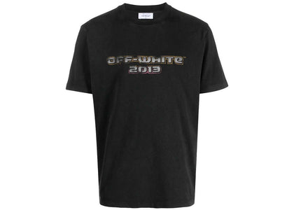 OFF-WHITE Digit Bacchus Slim S/S T-Shirt Black - authentic OFF-WHITE apparel