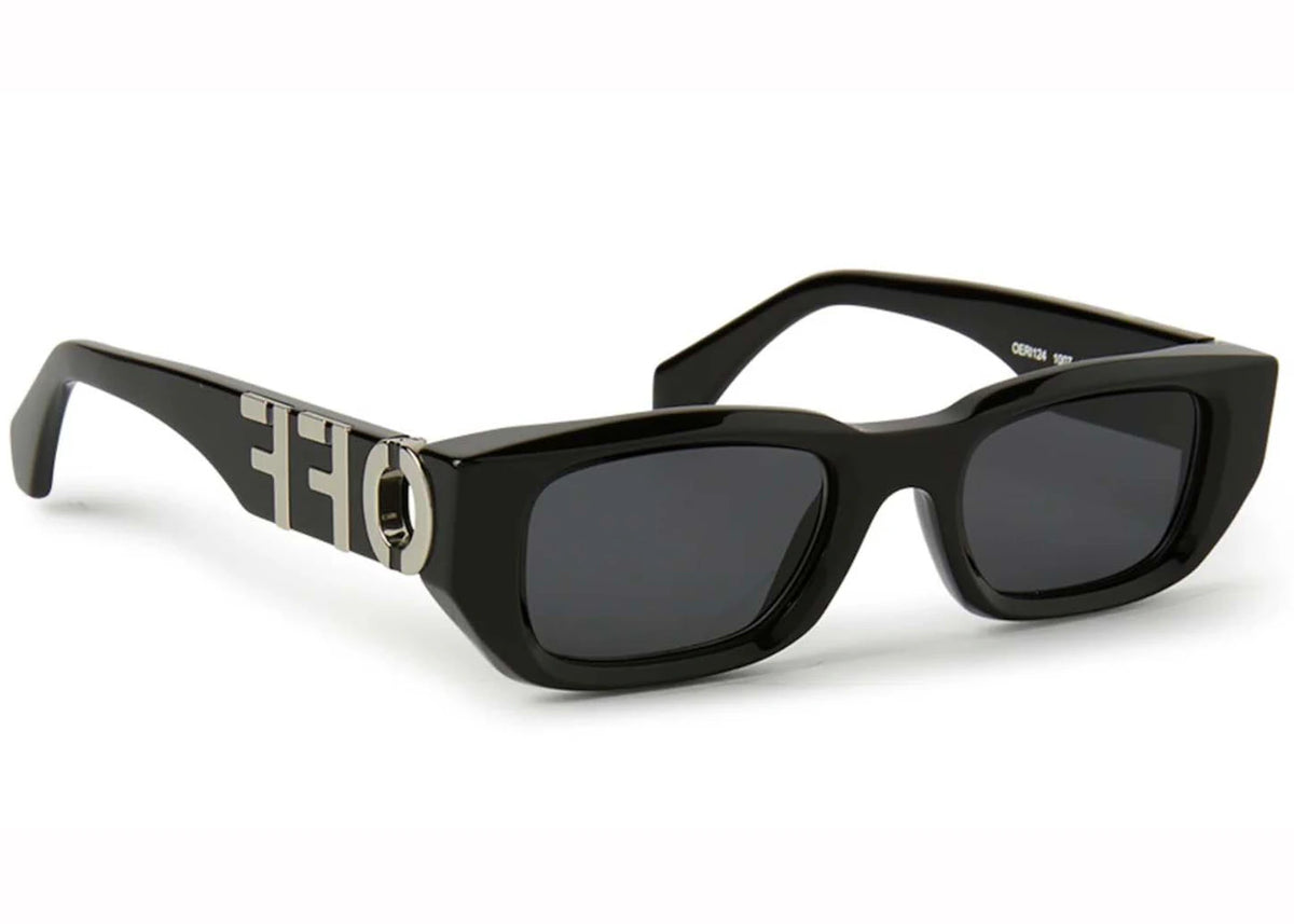 OFF-WHITE Fillmore Square Sunglasses Black/Dark Grey (OERI124S24PLA0011007-FR) - vue secondaire B