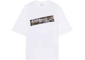 OFF-WHITE Flannel Diagonal Skate Logo Tee White/Black