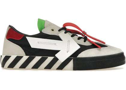 OFF-WHITE Floating Arrow Vulcanized Low Black Green Red - authentic OFF-WHITE sneakers