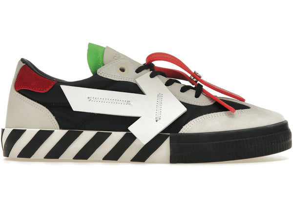 OFF-WHITE Floating Arrow Vulcanized Low Black Green Red sneakers - authentic OFF-WHITE shoes