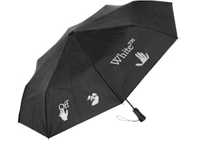 OFF-WHITE Foldable Umbrella Black/White - vue 360