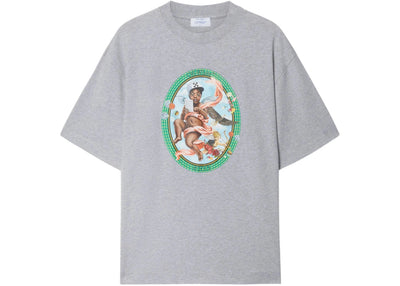OFF-WHITE Fresco Oval Skate S/S Tee Grey