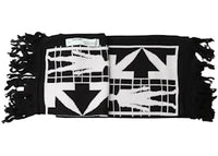 OFF-WHITE Half Arrow Scarf Black/White
