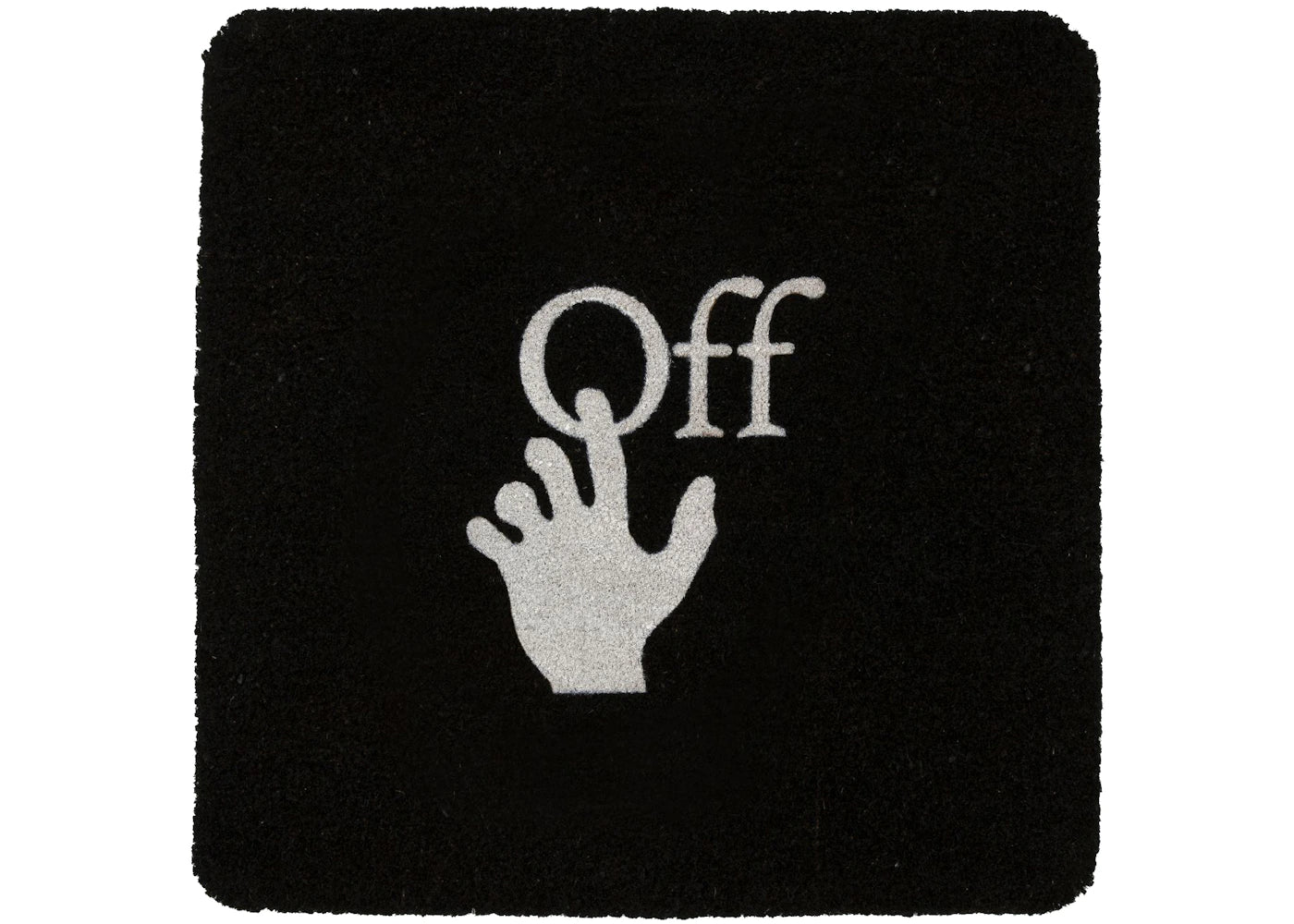 OFF-WHITE Hand Logo Doormat - vue 360