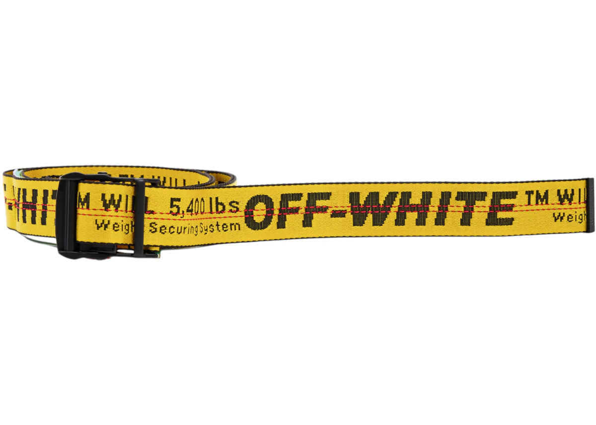 OFF-WHITE Industriegürtel Gelb/Schwarz - vue 360