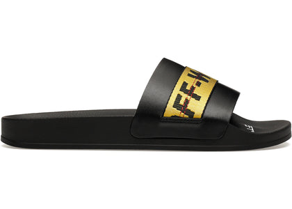 OFF-WHITE Industrial Belt Slides Black Yellow - authentic OFF-WHITE sneakers