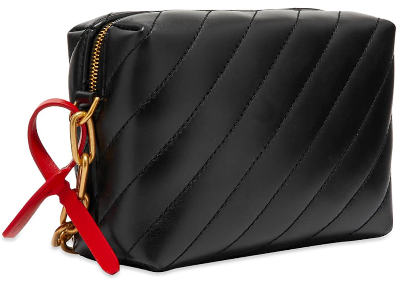 OFF-WHITE Jackhammer Camera Bag Quilted Black - vue secondaire A