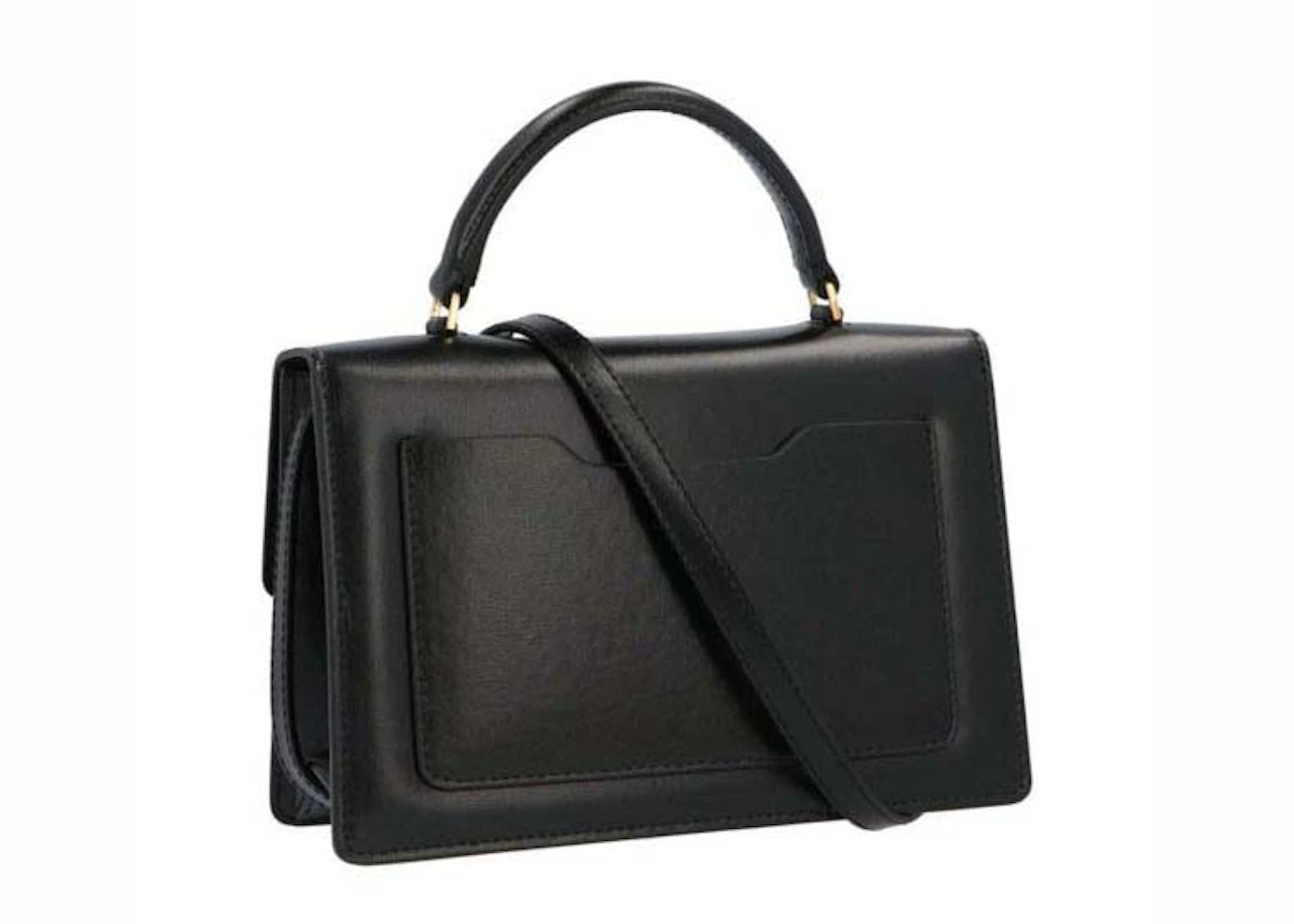 OFF-WHITE Jitney 1.4 Twist Shoulder Bag Black - vue secondaire A