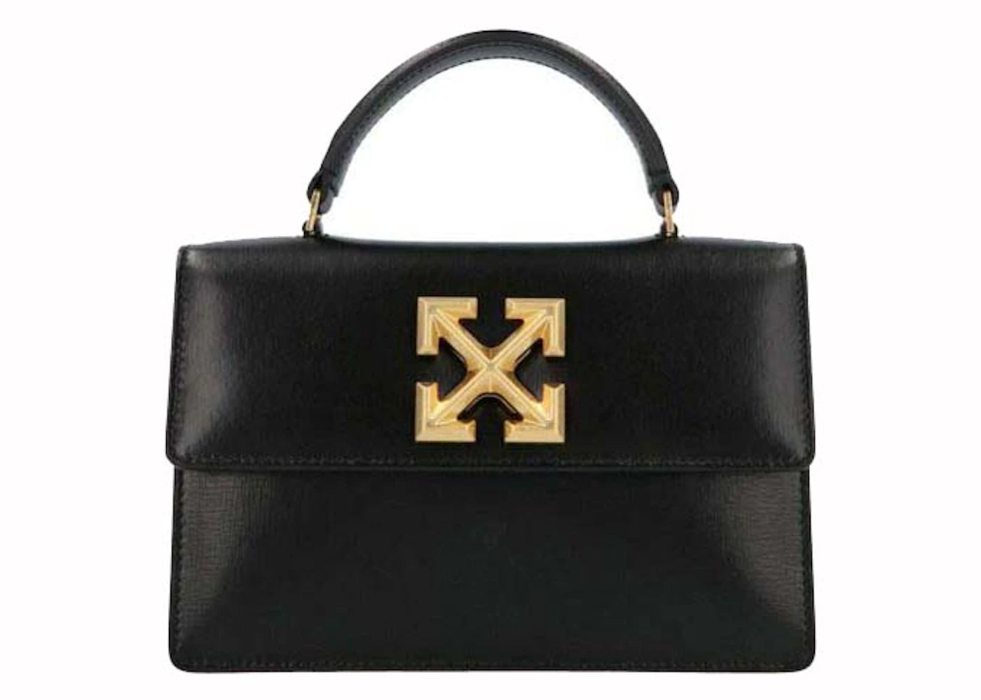 OFF-WHITE Jitney 1.4 Twist Shoulder Bag Black - vue 360