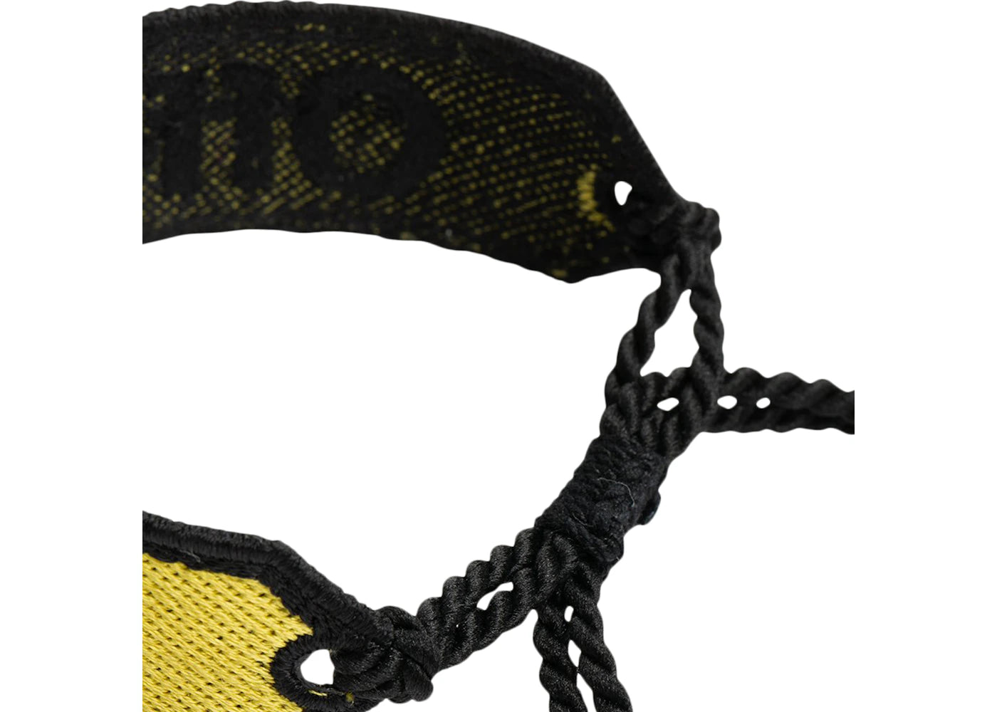 OFF-WHITE Knot Bracelet Yellow/Black - vue secondaire B