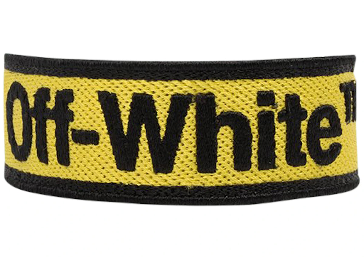 OFF-WHITE Knot Bracelet Yellow/Black - vue secondaire A