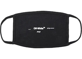 OFF-WHITE Logo Face Mask (SS19) Black/White