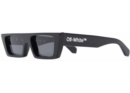 OFF-WHITE Marfa Rectangular Frame Sunglasses Black/Dark Grey/White (OERI010Y21PLA0011007) - authentic OFF-WHITE product