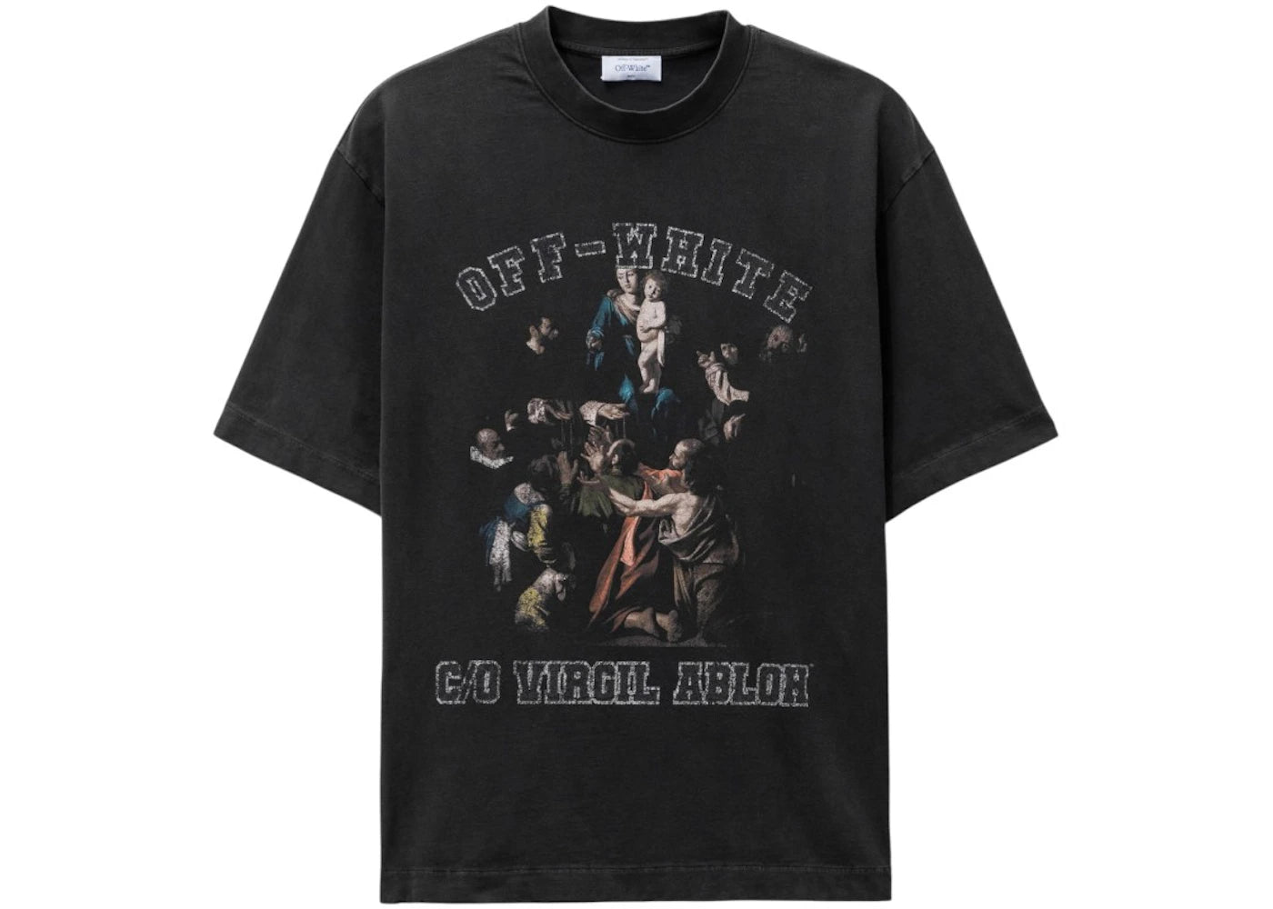 OFF-WHITE Mary Skate T-shirt Black - vue secondaire A