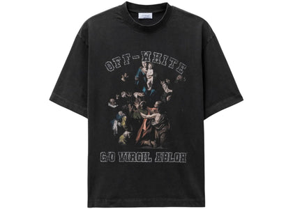 OFF-WHITE Mary Skate T-shirt Black - apparel view 2