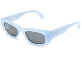 OFF-WHITE Matera Rectangle Sunglasses Light Blue/Grey (OERI090F23PLA0014007) - vue 360