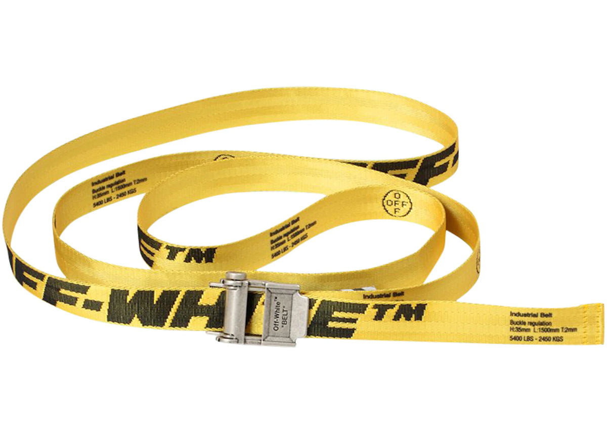 OFF-WHITE Mini 2.0 Industrial Belt Yellow/Black - vue secondaire A