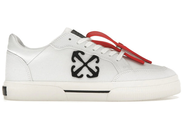 OFF-WHITE New Low Vulcanized White Black sneakers - authentic OFF-WHITE shoes