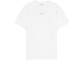 OFF-WHITE Newspaper Arrow Slim Logo Tee White/Black - vue 360