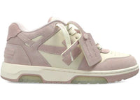 OFF-WHITE Out Of Office Low Tops Suede Panel Pink